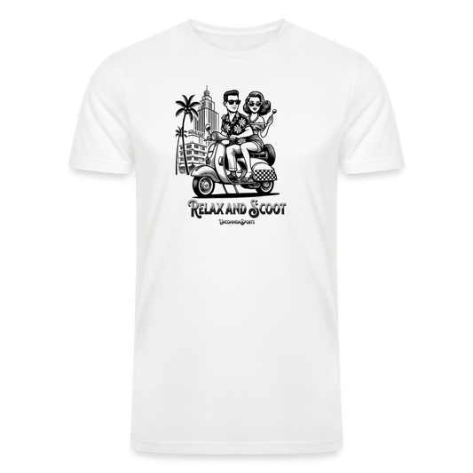 Relax and Scoot T shirt - white